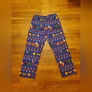 Hanna Andersson women's 100% cotton blue Marvel superheroes flannel pajama pants